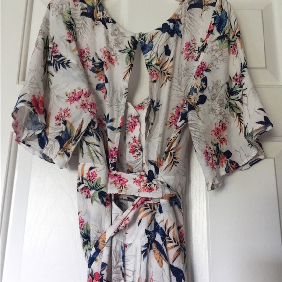 American Eagle Women’s M Floral Maxi Skirt Romper - Picture 7 of 7